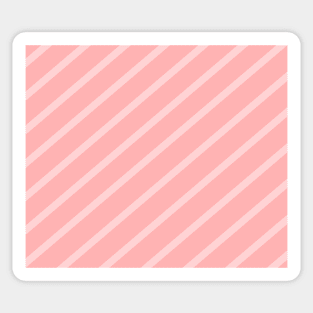 Diagonal lines - pink. Sticker